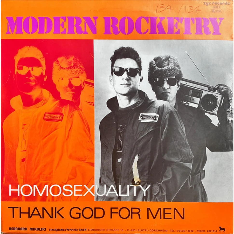 Modern Rocketry –  Homosexuality